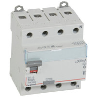Автоматический выключатель дифференциального тока Legrand Dx3 4п 100a 300ma -A 411783