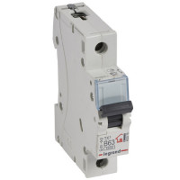 Автоматический выключатель Legrand TX³ B 63a 1п 6kA 403978