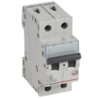 Автоматический выключатель Legrand TX³ B 6a 2п 6kA 403983