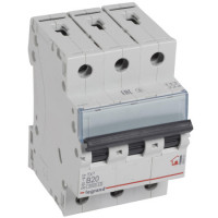 Автоматический выключатель Legrand TX³ B 20a 3п 6kA 404001
