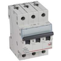 Автоматический выключатель Legrand TX³ B 40a 3п 6kA 404004
