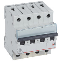Автоматический выключатель Legrand TX³ B 16a 4п 6kA 404014