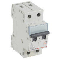 Автоматический выключатель Legrand TX³ C 6a 2п 6kA 404039
