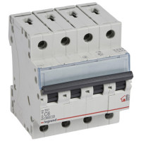 Автоматический выключатель Legrand TX³ C 6a 4п 6kA 404067