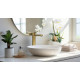 Смеситель для раковины Valvex Molett 26 см Brushed gold 2457228