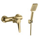 Смеситель для душа Valvex Molett Brushed Gold с душевым гарнитуром 2457328