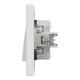 Переключатель Schneider Asfora 1-клавишный самозажимной белый EPH0400121