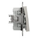 Переключатель Schneider Asfora 1-клавишный самозажимной цвет бронза EPH0400169
