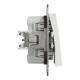 Переключатель Schneider Asfora 1-клавишный без рамки белый EPH0470121