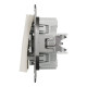 Переключатель Schneider Asfora 1-клавишный без рамки кремовый EPH0470123