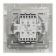 Переключатель Schneider Asfora 2-клавишный самозажимной белый EPH0600121