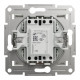 Выключатель Schneider Asfora одноклавишный с подсветкой без рамки белый EPH1470121