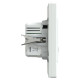 Usb розетка Schneider Asfora тип a+c 21Вт механизм с суппортом белый EPH2700521