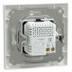Usb розетка Schneider Asfora тип a+c 21Вт механизм с суппортом белый EPH2700521