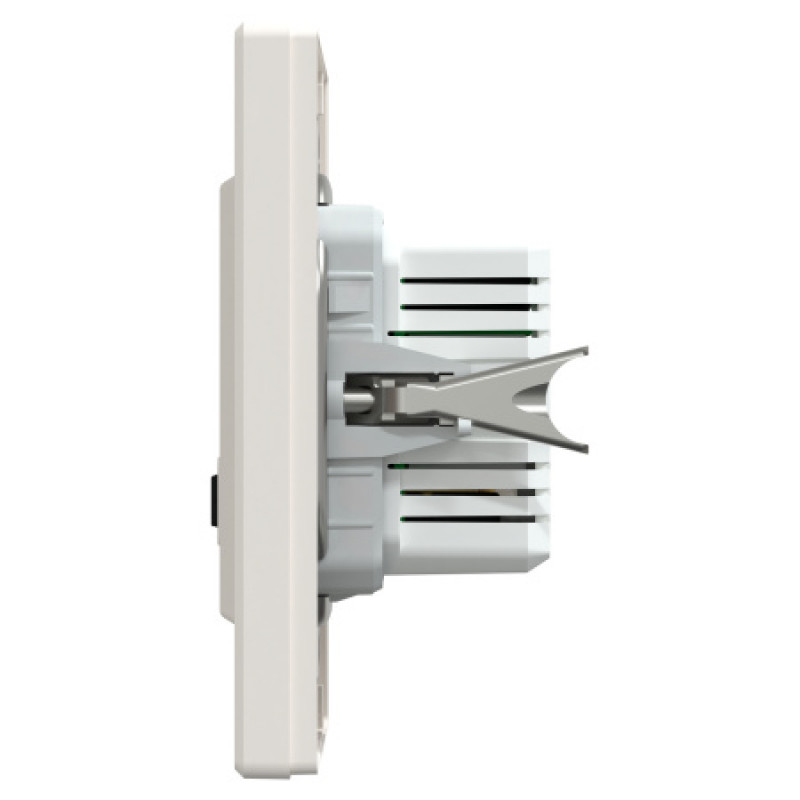 Usb розетка Schneider Asfora тип a+c 21Вт механизм с суппортом кремовый EPH2700523
