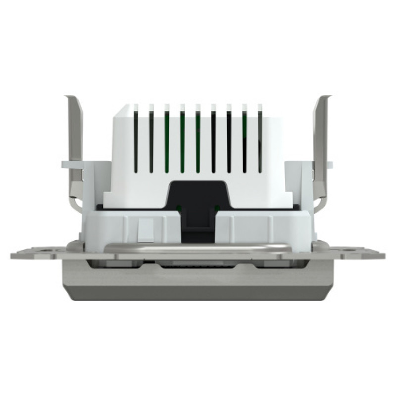 Usb розетка Schneider Asfora тип a+c 21Вт механизм с суппортом алюминий EPH2700561