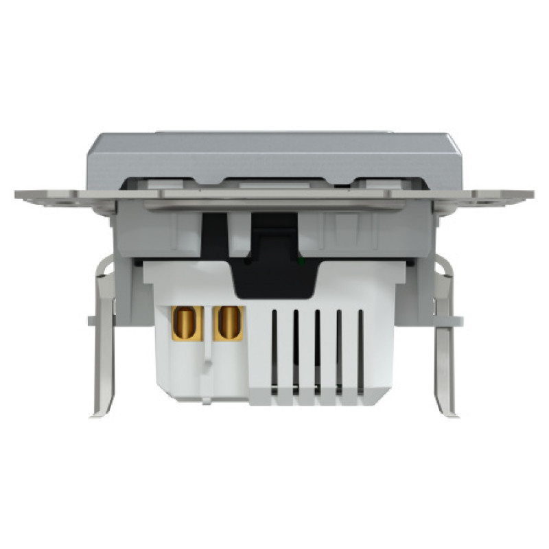 Usb розетка Schneider Asfora тип a+c 21Вт механизм с суппортом сталь EPH2700562