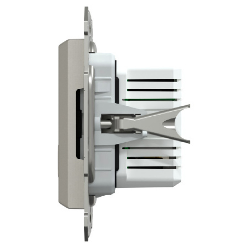 Usb розетка Schneider Asfora тип a+c 21Вт механизм с суппортом бронза EPH2700569