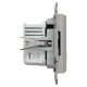 Usb розетка Schneider Asfora тип a+c 21Вт механизм с суппортом бронза EPH2700569