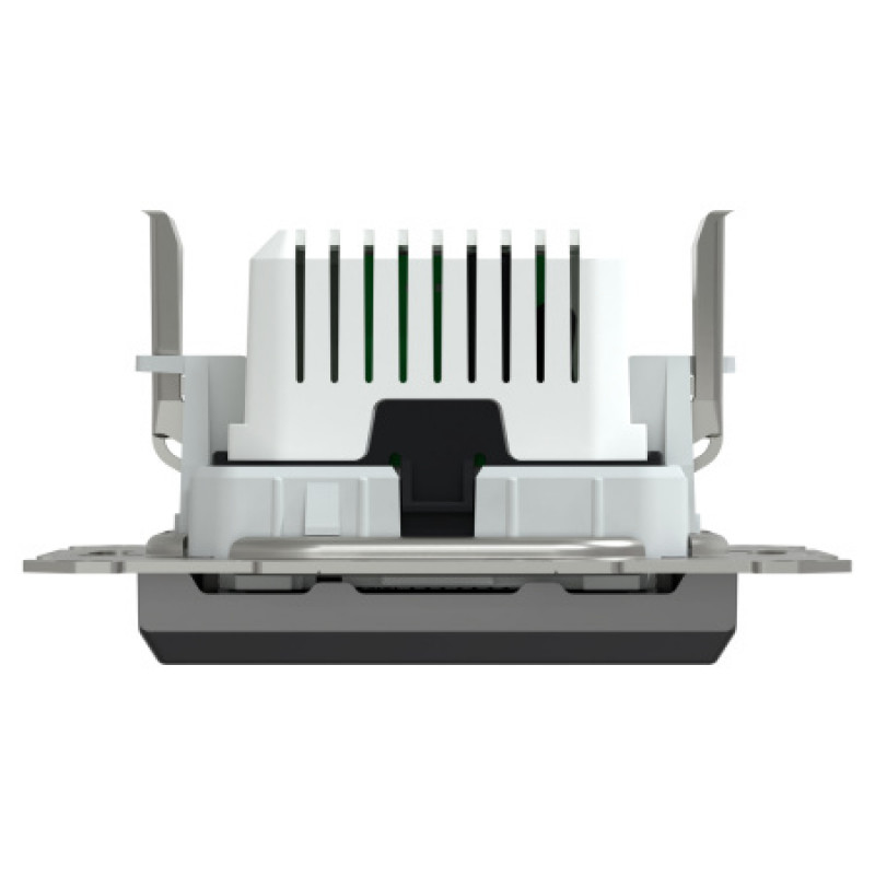Usb розетка Schneider Asfora тип a+c 21Вт механизм с суппортом антрацит EPH2700571