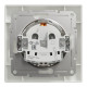 Розетка Schneider Asfora с заземлением белая EPH2900121