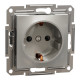 Розетка Schneider Asfora с заземлением бронза EPH2900169