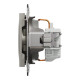Розетка Schneider Asfora с заземлением бронза EPH2900169