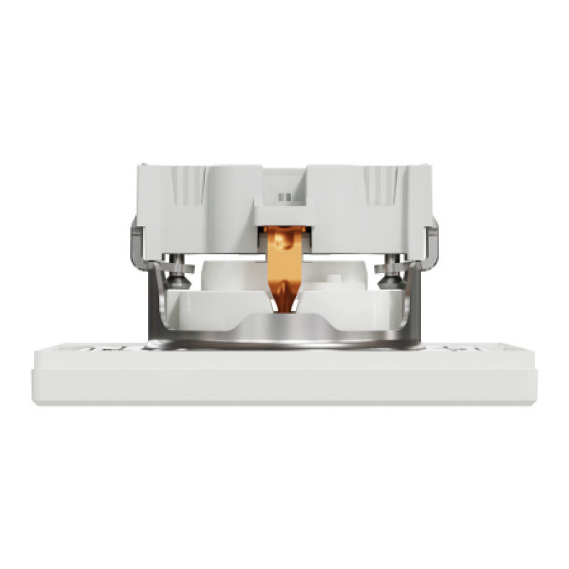 Розетка Schneider Asfora с заземлением и защитными шторками белый EPH2900221