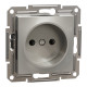 Розетка Schneider Asfora без заземления бронза EPH3000169