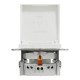 Розетка Schneider Asfora с заземлением и крышкой белая EPH3100121