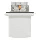 Розетка Schneider Asfora IP44 с заземлением, крышкой и шторками белая EPH3100321