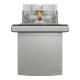 Розетка Schneider Asfora IP44 с заземлением, крышкой и шторками алюминий EPH3100361