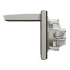 Розетка Schneider Asfora IP44 с заземлением, крышкой и шторками бронза EPH3100369