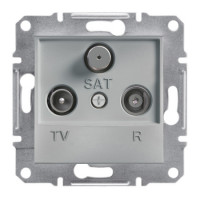 Розетка TV/R/Sat Schneider Asfora конечная алюминий EPH3500161