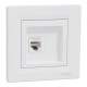 Розетка компьютерная Schneider Asfora RJ45 UTP кат5е белая EPH4300121