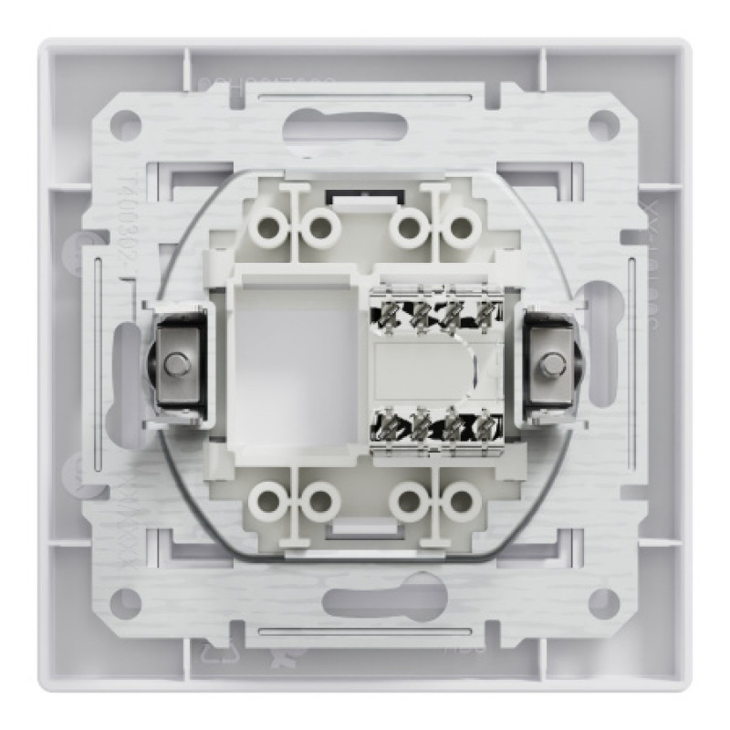 Розетка компьютерная Schneider Asfora RJ45 UTP кат5е белая EPH4300121