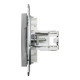 Розетка компьютерная Schneider Asfora RJ45 UTP кат5е алюминий EPH4300161