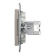 Розетка компьютерная Schneider Asfora RJ45 UTP кат5е бронза EPH4300169