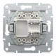 Розетка компьютерная Schneider Asfora RJ45 UTP кат5е без рамки белая EPH4370121