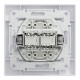 Розетка компьютерная Schneider Asfora двойная RJ45 UTP кат5е белая EPH4400121