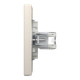 Розетка компьютерная Schneider Asfora двойная RJ45 UTP кат5е кремовая EPH4400123