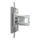 Розетка компьютерная Schneider Asfora двойная RJ45 UTP кат5е сталь EPH4400162
