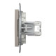 Розетка компьютерная Schneider Asfora двойная RJ45 UTP кат5е бронза EPH4400169