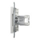 Розетка компьютерная Schneider Asfora двойная RJ45 UTP кат5е без рамки белая EPH4470121