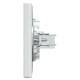 Разъем HDMI Schneider Asfora механизм с суппортом с рамкой белый EPH4500121