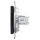 Разъем HDMI Schneider Asfora механизм с суппортом без рамки антрацит EPH4500171