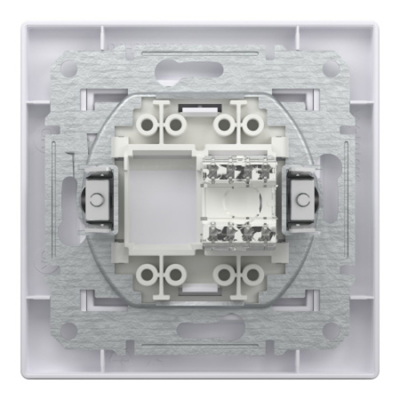 Розетка компьютерная Schneider Asfora RJ45 UTP кат6 белая EPH4700121