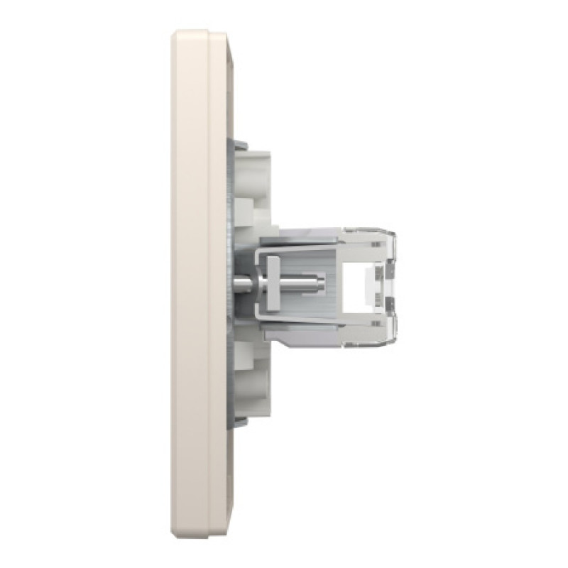 Розетка компьютерная Schneider Asfora RJ45 UTP кат6 кремовая EPH4700123
