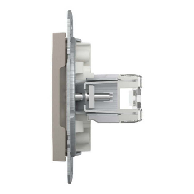 Розетка компьютерная Schneider Asfora RJ45 UTP кат6 бронза EPH4700169