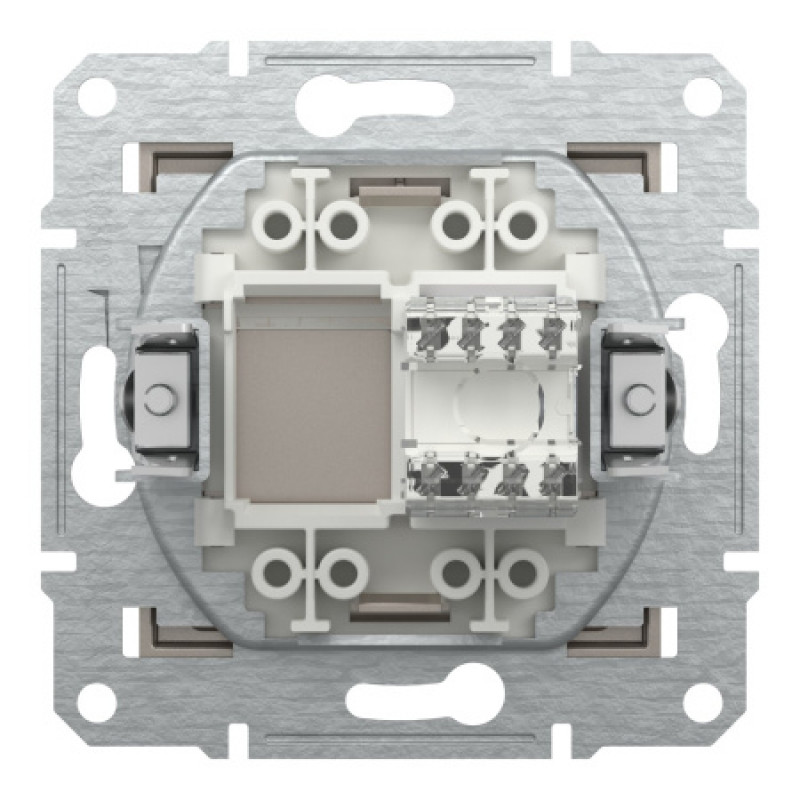 Розетка компьютерная Schneider Asfora RJ45 UTP кат6 бронза EPH4700169